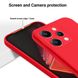 Силиконовый TPU чехол для Xiaomi Redmi 12 - Crimson (64185). Фото 6 из 9