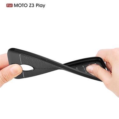 Захисний чохол Hybrid Leather для Motorola Moto Z3 Play - Brown