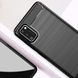 TPU чохол Slim Carbon для Samsung Galaxy A41 - Navy Black (10111). Фото 2 із 5