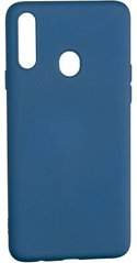 Силиконовый (Soft-Touch) чехол для Huawei Y6p - Dark Blue