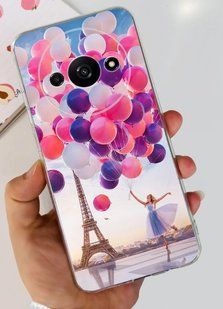 Силиконовый чехол с рисунком для Xiaomi Redmi A3 - Шарики