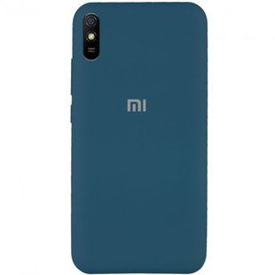 Чехол Silicone Cover Full Protective для Xiaomi Redmi 9A - Cosmos Blue