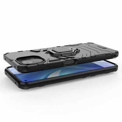 Ударопрочный чехол Transformer Ring для Xiaomi Mi 11 Lite - Black