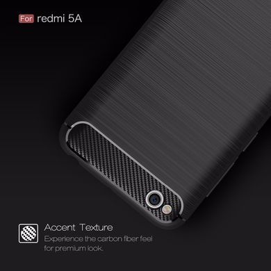 Силиконовый чехол Hybrid Carbon для Xiaomi Redmi 5A - Black