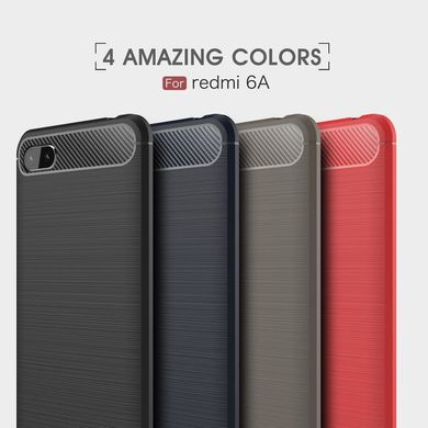 Силіконовий чохол Hybrid Carbon для Xiaomi Redmi 6A - Black