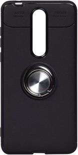 Чохол Hybrid Car Magnetic Ring для Nokia 3.1 Plus - Silver