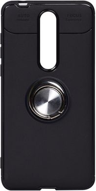 Чехол Hybrid Car Magnetic Ring для Nokia 3.1 Plus - Silver
