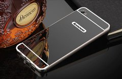Металлический чехол для Lenovo S90 Sisley "черный зеркальный"