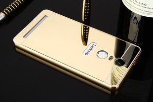 Металевий чохол для Lenovo K5 Note (A7020) "золотий дзеркальний"