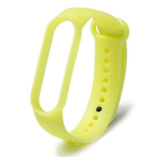 Силиконовый ремешок Neon для Xiaomi Mi Band 6 - Yellow