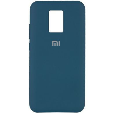 Чохол Silicone Cover Full Protective для Xiaomi Redmi Note 9S / Note 9 Pro / Note 9 Pro Max - Blue