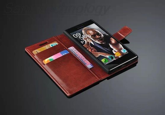 Чехол-книжка JR для Lenovo P70 "коричневый"