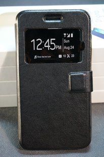 Чохол-книжка з віконцем для Lenovo A5000 "чорний"