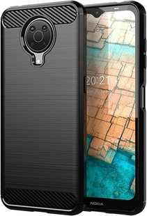 Чехол Hybrid Carbon для Nokia G10 / G20 - Black