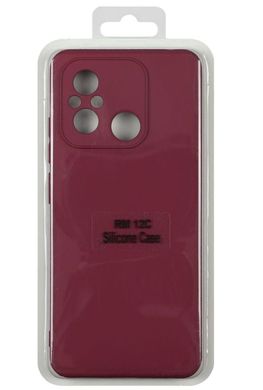 Захисний чохол Hybrid Premium Silicone Case для Xiaomi Redmi 12C - Dark Red