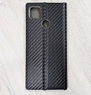 Чехол-книжка JR Carbon для Xiaomi Redmi 9C - Black