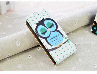 Фліп-чохол із малюнком для Lenovo A319 - Яскрава сова