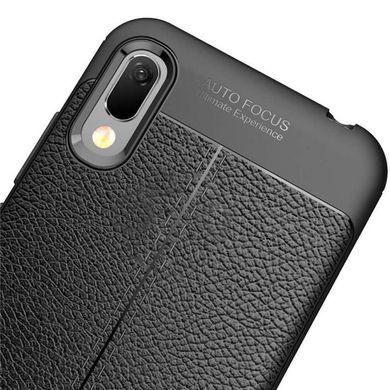 Чехол Hybrid Leather для Huawei Y6 2019 - Black