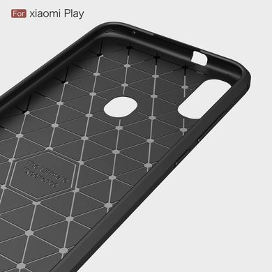 Силиконовый чехол Hybrid Carbon для Xiaomi Mi Play