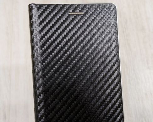Чехол-книжка JR Carbon для Xiaomi Redmi 9C - Black