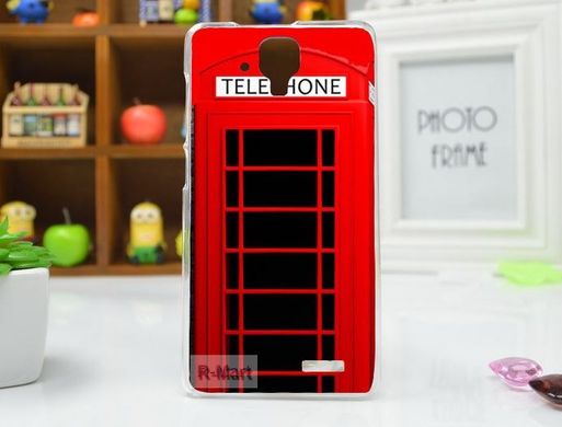 Чохол із малюнком для Lenovo A536 - Телефонна будка червона