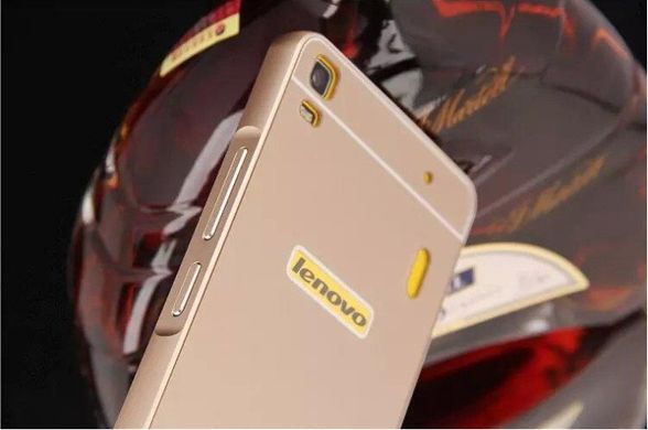 Металевий чохол для Lenovo A7000 (K3 Note) "золотий"