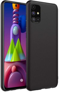 Силиконовый TPU чехол Slim Series для Samsung Galaxy M51 - Black