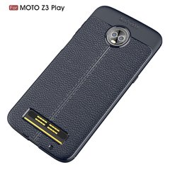 Защитный чехол Hybrid Leather для Motorola Moto Z3 Play - Blue