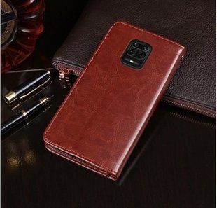 Чохол-книжка JR Original для Xiaomi Redmi Note 9S / 9 Pro / 9 Pro Max - Brown