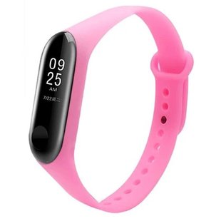 Силиконовый ремешок Neon для Xiaomi Mi Band 6 - Pink