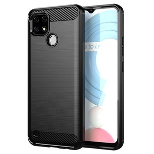 Силиконовый (TPU) чехол для Realme C11 2021 - Black Carbon