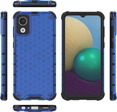 Противоударный чехол Honeycomb для Samsung Galaxy A03 Core - Blue