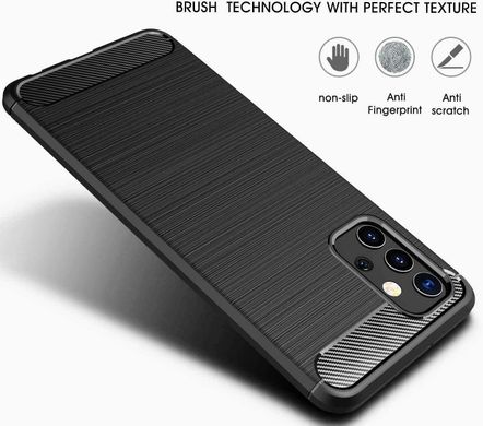 TPU чехол Slim Carbon для Samsung Galaxy A52 - Red