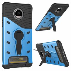 Защитный чехол Hybrid для Motorola Moto Z2 Play "синий"