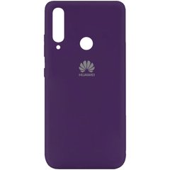 Чехол Premium Silicone Cover Full Protective для Huawei Y6p - Purple
