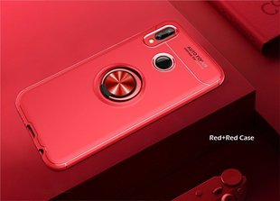 Защитный чехол Ring с магнитным держателем для Huawei P Smart 2019 - Red