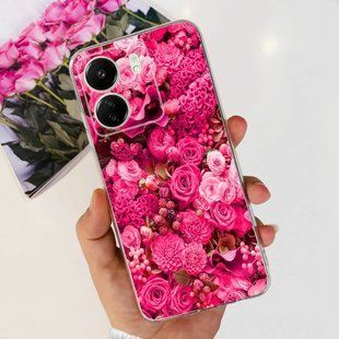 Силіконовий чохол з малюнком для Xiaomi Redmi 13C - Троянди