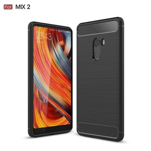 Силиконовый чехол Hybrid Carbon для Xiaomi Mi Mix 2