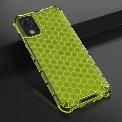 Противоударный чехол Honeycomb для Samsung Galaxy A03 Core - Green