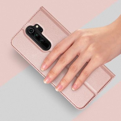 Чехол-книжка Dux Ducis с карманом для Xiaomi Redmi Note 8 Pro - Pink
