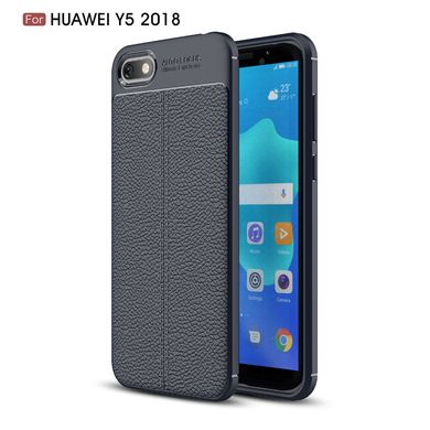 Захисний чохол Hybrid Leather для Huawei Y5 (2018) - Black