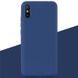 Силиконовый чехол для Xiaomi Redmi 9A - Dark Blue (15553). Фото 1 из 5