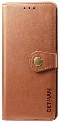 Чехол-книжка Getman Gallant для Xiaomi Redmi Note 12 - Brown