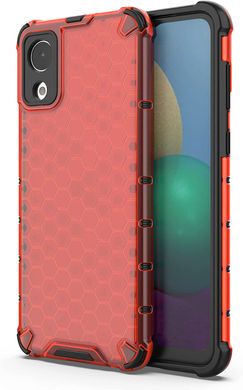 Противоударный чехол Honeycomb для Samsung Galaxy A03 Core - Red