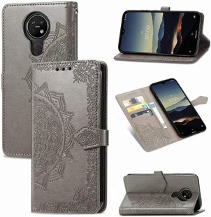 Чехол-книжка JR Art Series для Nokia 3.4 - Grey