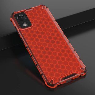 Противоударный чехол Honeycomb для Samsung Galaxy A03 Core - Red