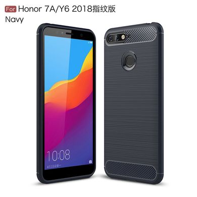 Защитный чехол Hybrid Carbon для Huawei Honor 7C - Black