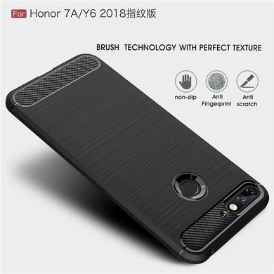 Защитный чехол Hybrid Carbon для Huawei Honor 7C - Brown