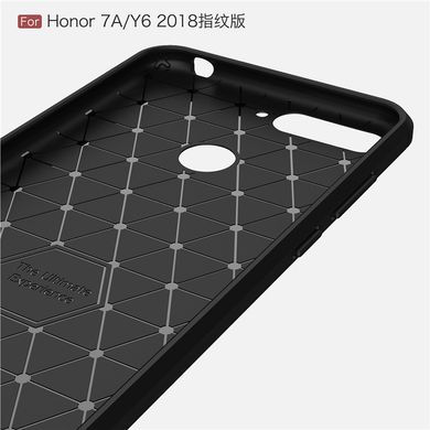 Защитный чехол Hybrid Carbon для Huawei Honor 7C - Black