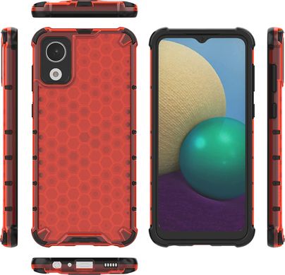Протиударний чохол Honeycomb для Samsung Galaxy A03 Core - Red